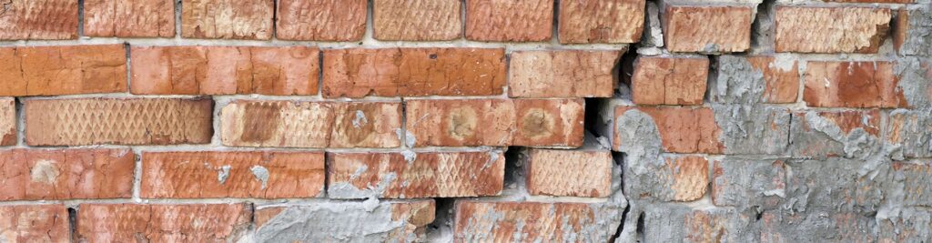 foundation crack requiring foundation repair services
