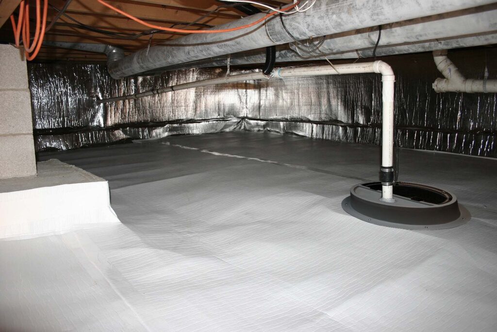 after crawl space changes have been made