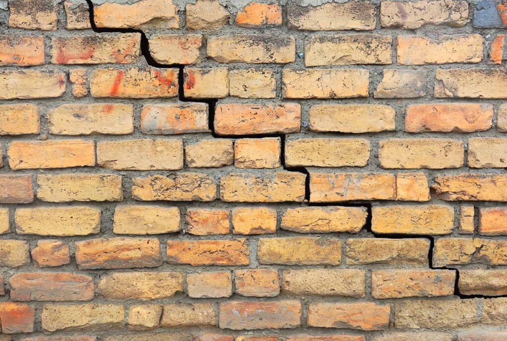 Exterior Stairstep Crack