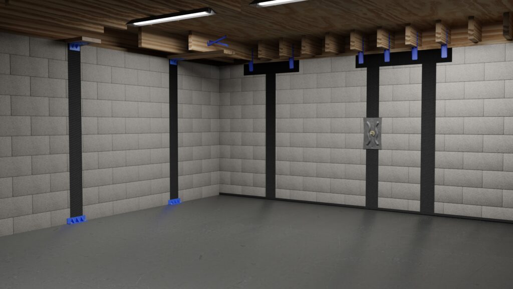 Carbon Fiber Wall Straps