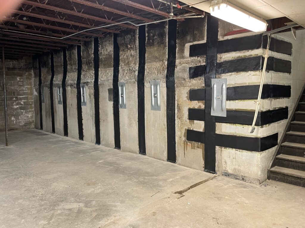 Failing Foundation Repaired