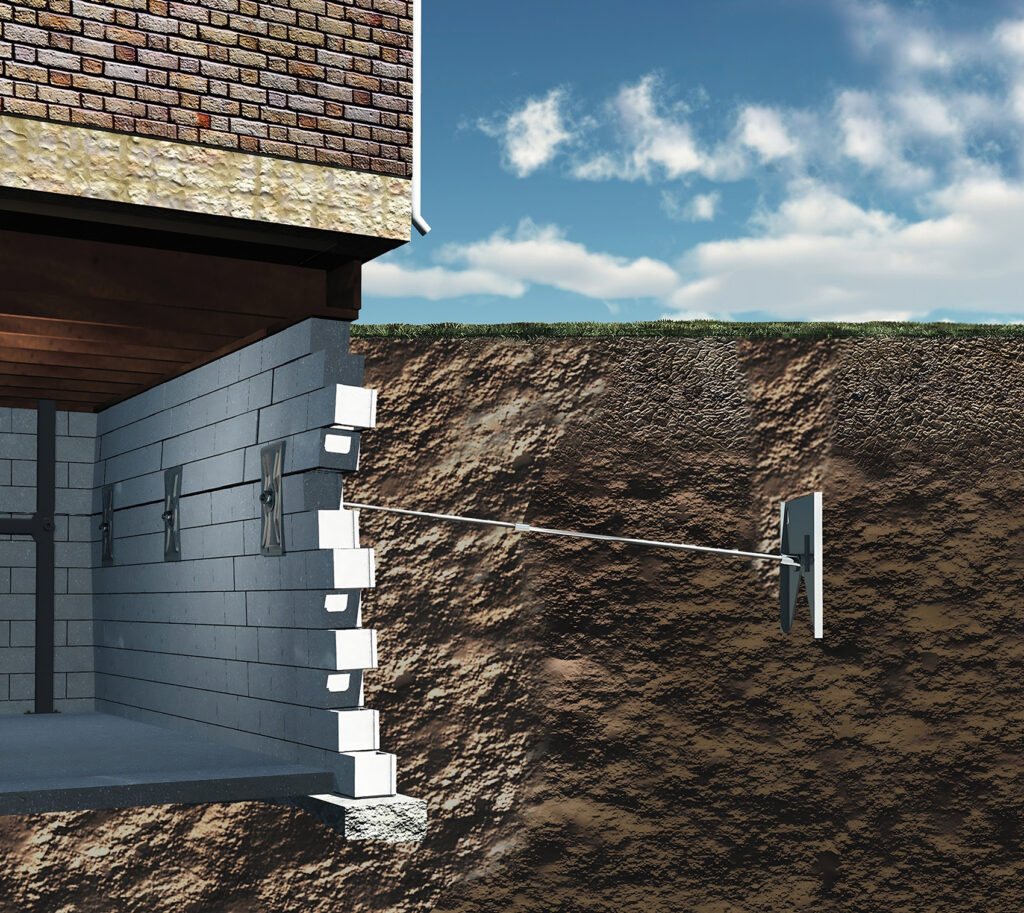 How wall anchors work, diagram
