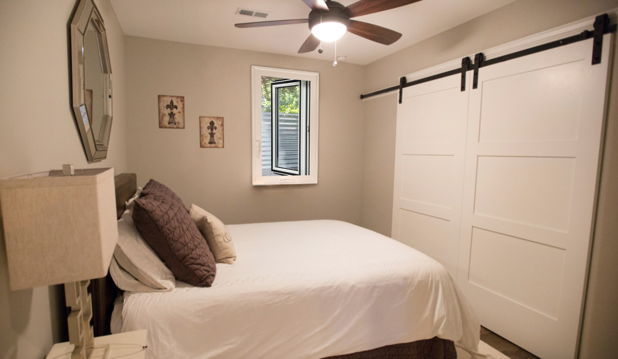Egress Window In a Basement Bedroom
